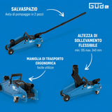 Sollevatore idraulico a carrello Güde GRH 2/330 I