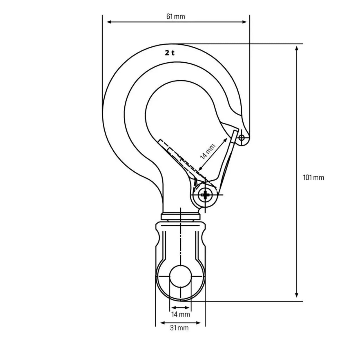 Verricello manuale Güde 360 kg e 10 m