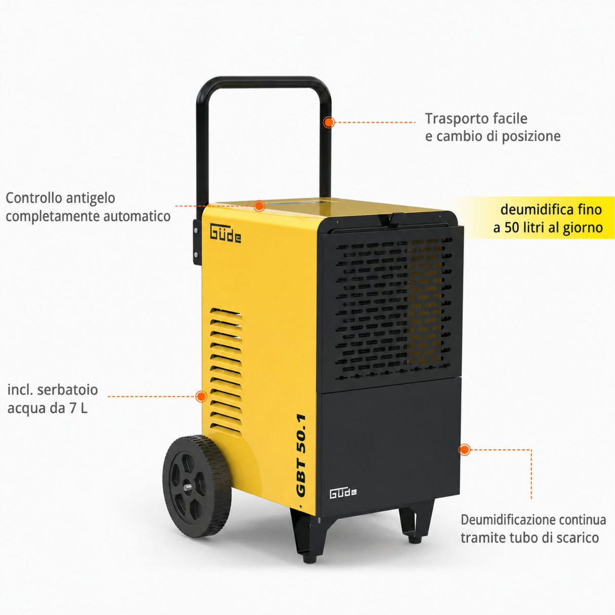 Güde Deumidificatore GBT 50.1