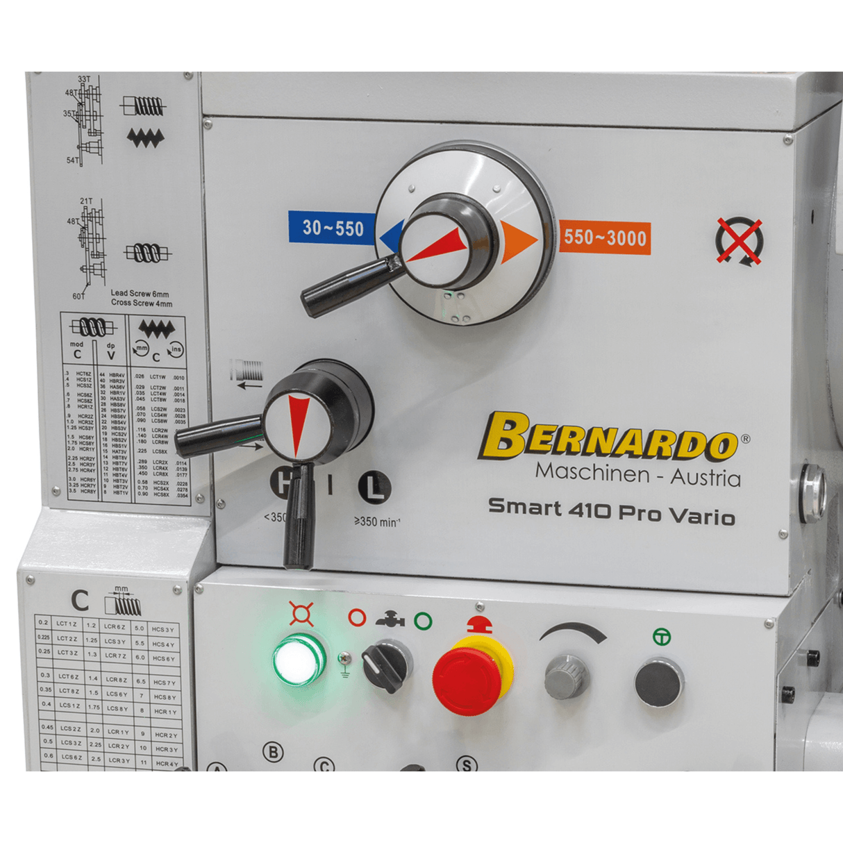 Bernardo Smart 410 x 1500 Pro Vario – Tornio parallelo compatto