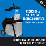 Trituratore silenzioso Güde GH 2800 SUPER SILENT