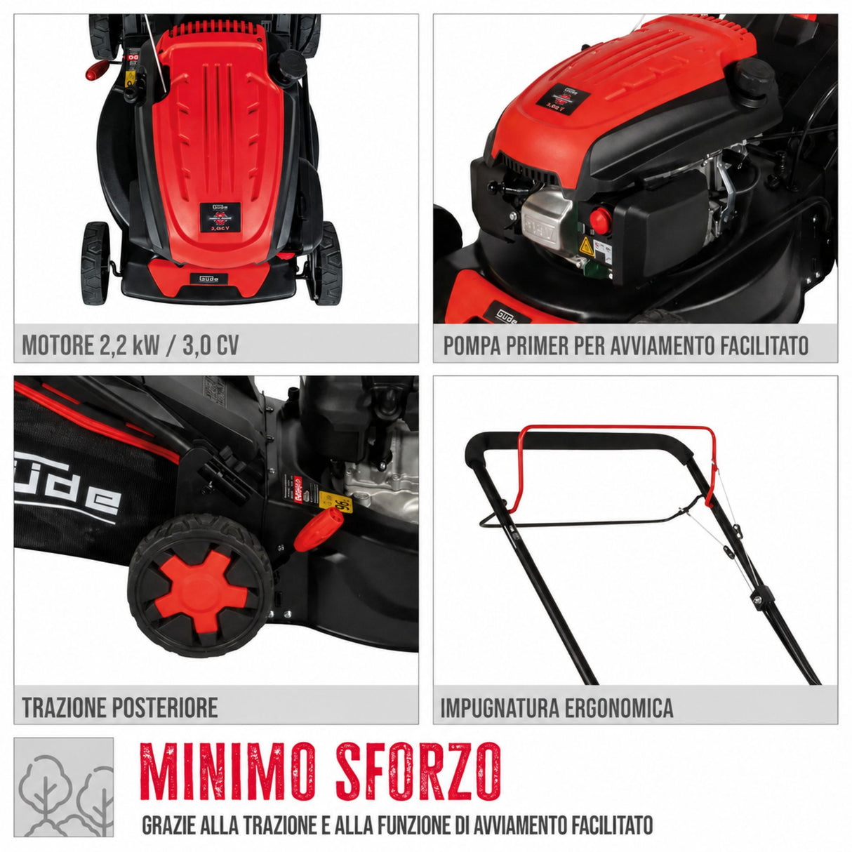 Tosaerba a spinta Güde ECO WHEELER 413.3 R