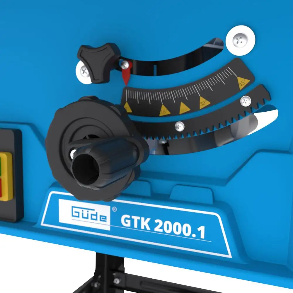 Sega circolare da banco Guede GTK 2000.1 – 2000 W, Ø250 mm, con estensioni