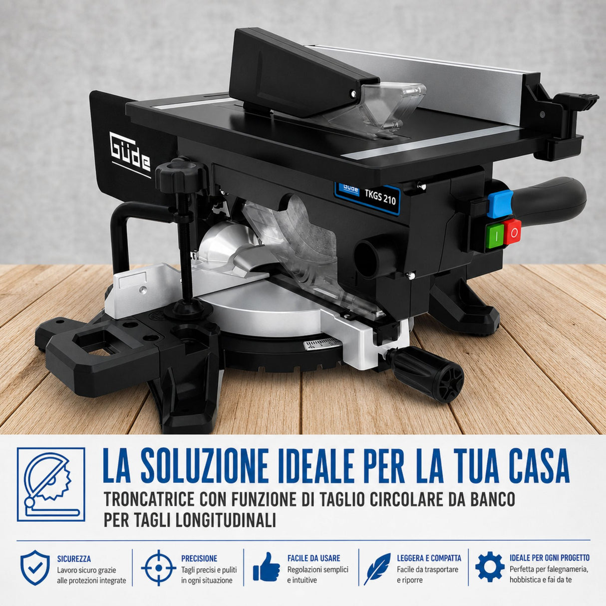 Sega troncatrice Guede Güde TKGS 210