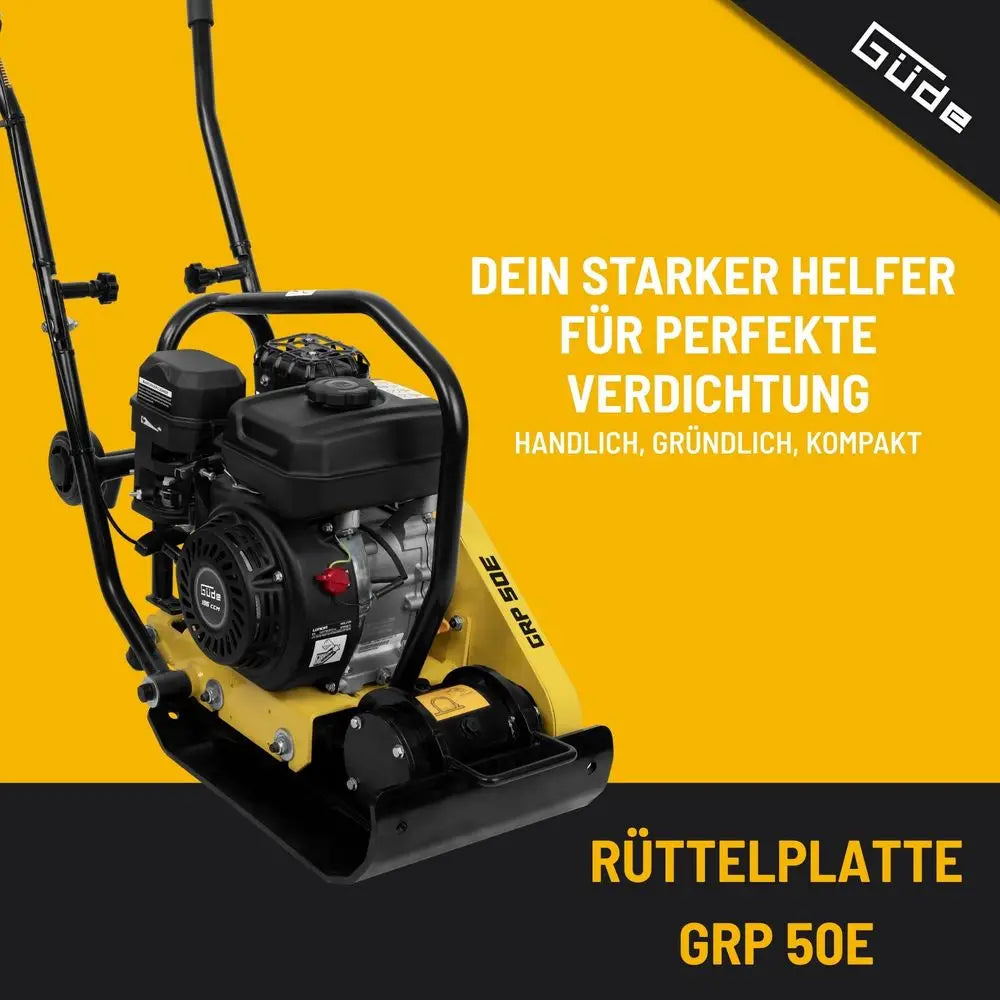 Piastra vibrante Guede GRP 50E – Compatta e maneggevole