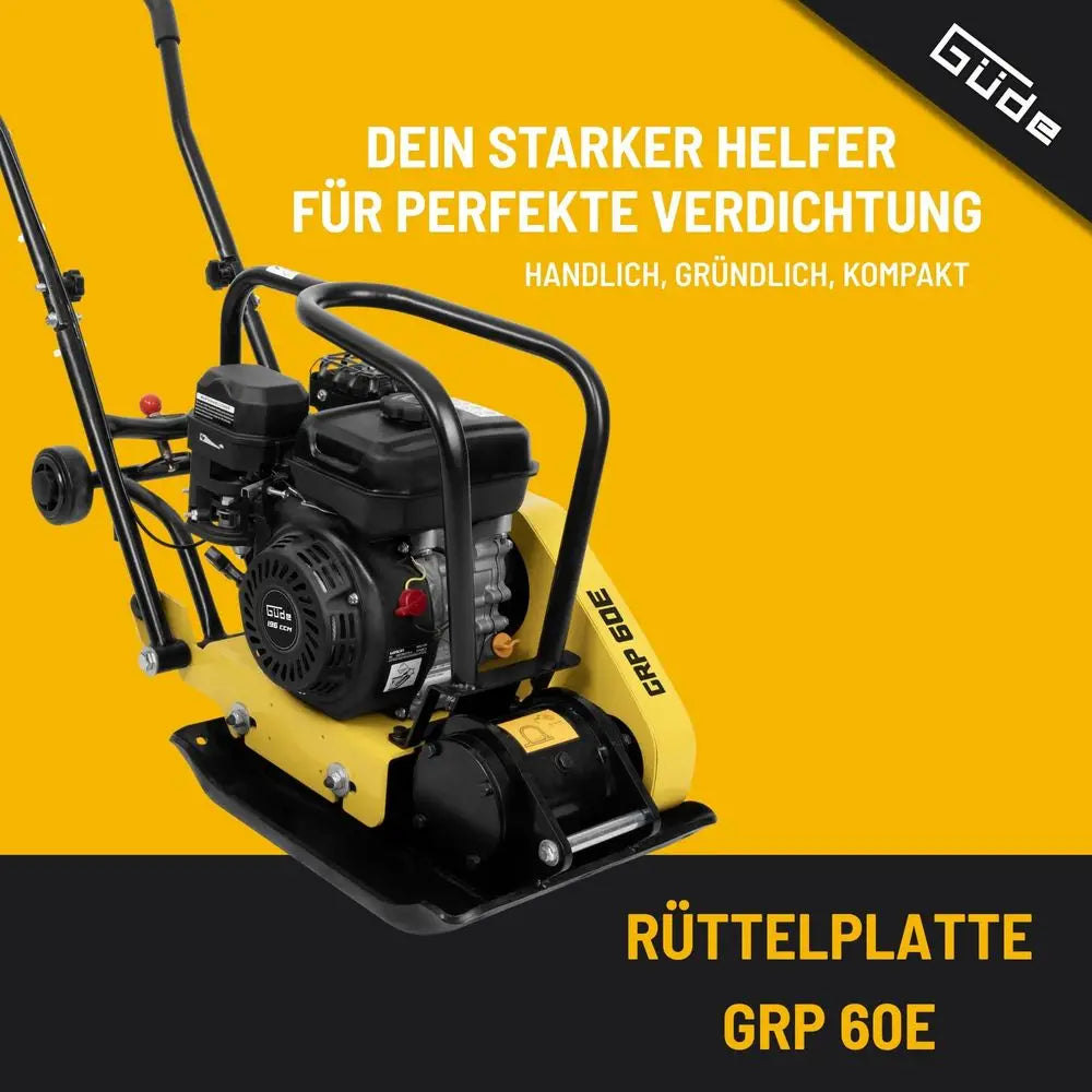 Piastra vibrante Güde GRP 60E – compattatore benzina per spazi ristretti