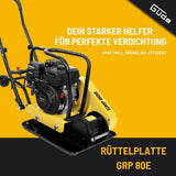 Piastra vibrante Guede GRP 80E – 80 mm