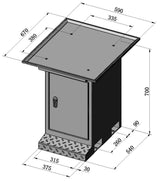 Basamento BF 5 per BF 20 Super / BF 30 Super
