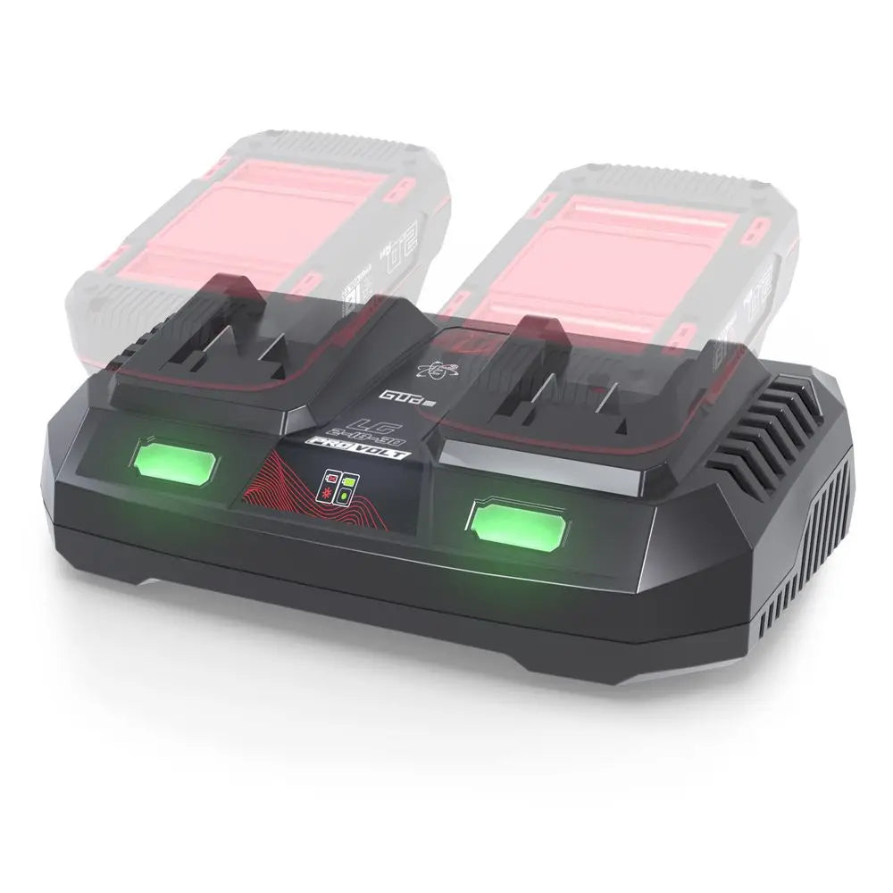 Caricabatterie doppio Guede LG 2-18-30 – 18V E³ 2x3,0 A rapido