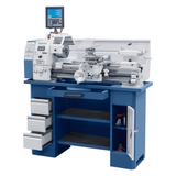 Tornio Bernardo Profi 700 BQV Vario / 230 V con DRO – Compatto e preciso