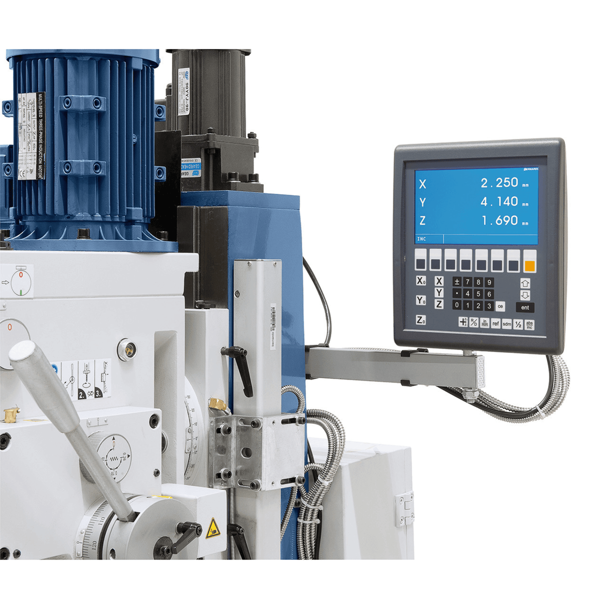 FM 55 HSV Bohr- und Fräsmaschine mit digitaler Positionsanzeige