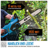 Motosega elettrica Güde KS 355 EC – 1400 W, leggera e maneggevole