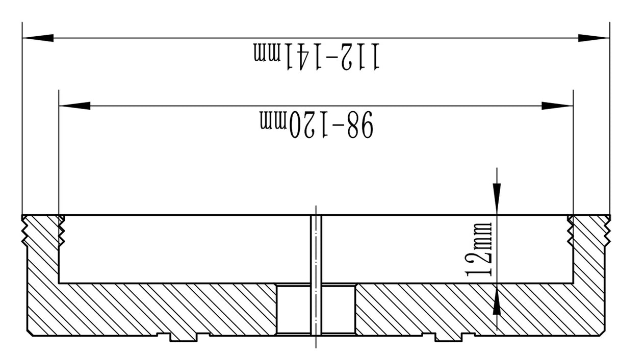 Bernardo Griffe a coda di rondine per mandrino M115