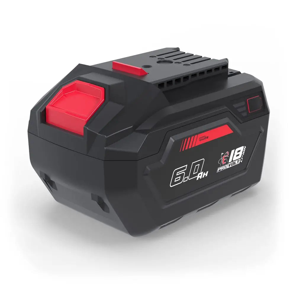 Batteria Guede ProVolt APPV 18-60 da 18V / 6.0Ah Li-Ion, compatibile con utensili e caricabatterie del sistema 18V E³ e ProVolt.