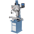 Trapano-fresatrice Bernardo FM 45 HS con testa inclinabile -60°/+60°, tavola 800 x 240 mm, cambio a ingranaggi, motore 1,5 kW e display digitale ES-12 V.