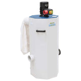Aspiratore di polvere Bernardo MSA 750 con capacità 1100 m³/h, doppio attacco Ø 100 mm e cassetto frontale estraibile per trucioli.