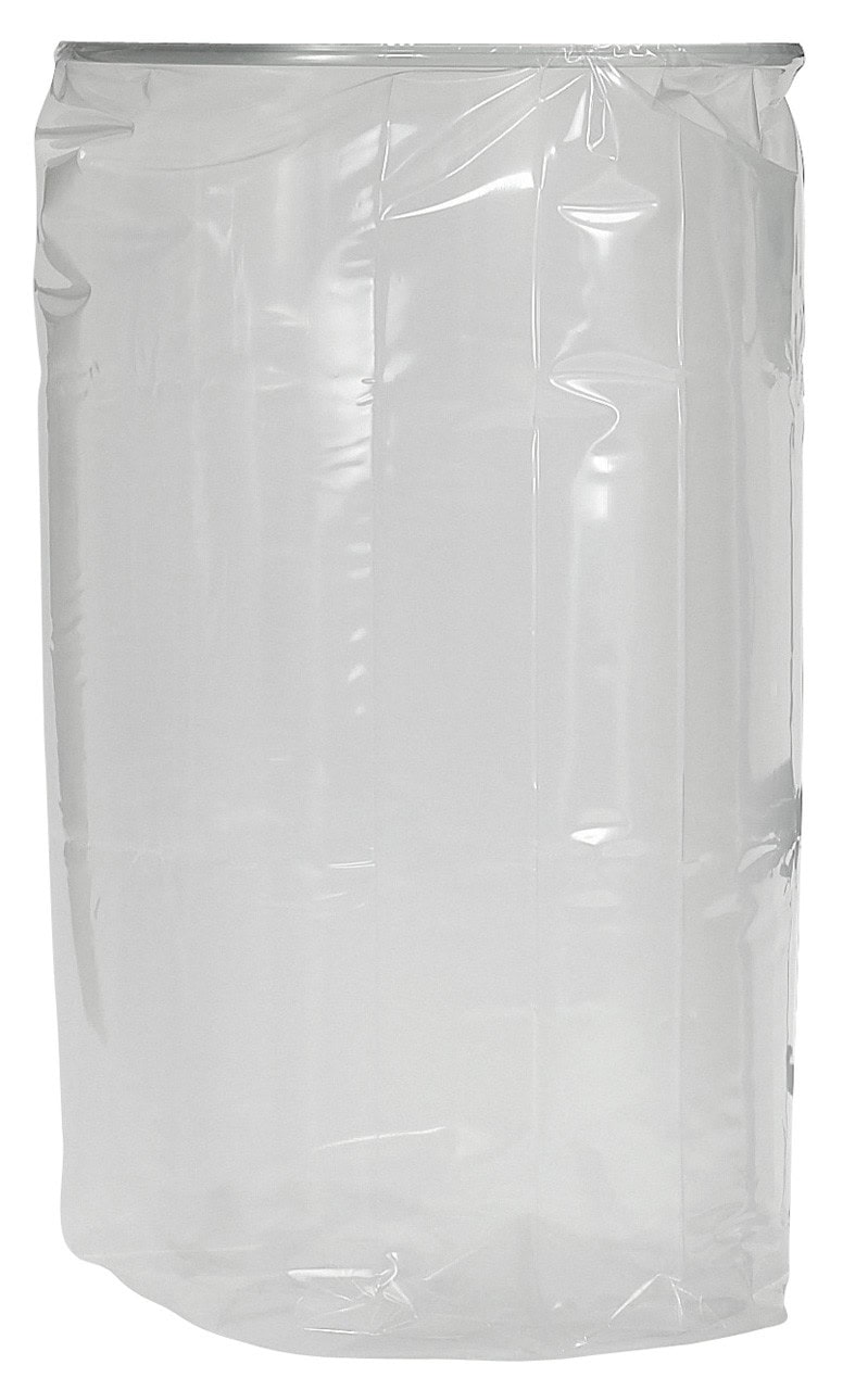 Set da 10 sacchetti di raccolta Bernardo Ø540×1400 mm in plastica trasparente resistente, compatibili con aspiratori DC 400, DC 450 CF, DC 500 E, DC 550 CF, FT 302 N, DC 800 e DC 850 CF.