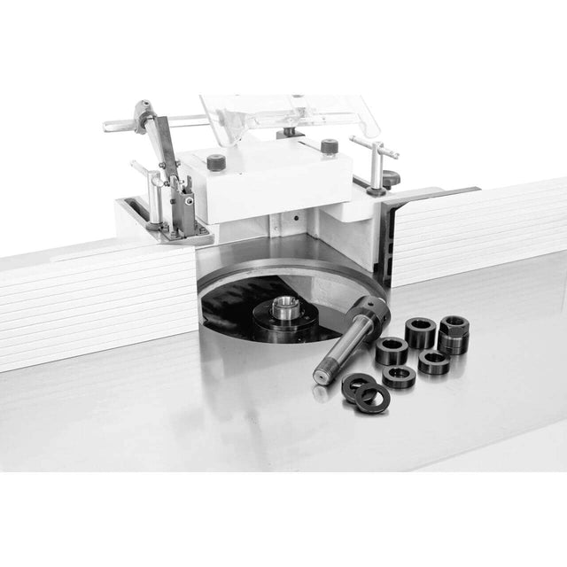 Mandrino Bernardo Ø40 mm lungo 160 mm in acciaio temprato, compatibile con modelli TS 900, TS 1000 e TS 1300, ideale per teste fresa e utensili di precisione.