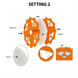 Set di lame CMT Dado Pro - D203x6,2-20 d15,87 Z12 HW
