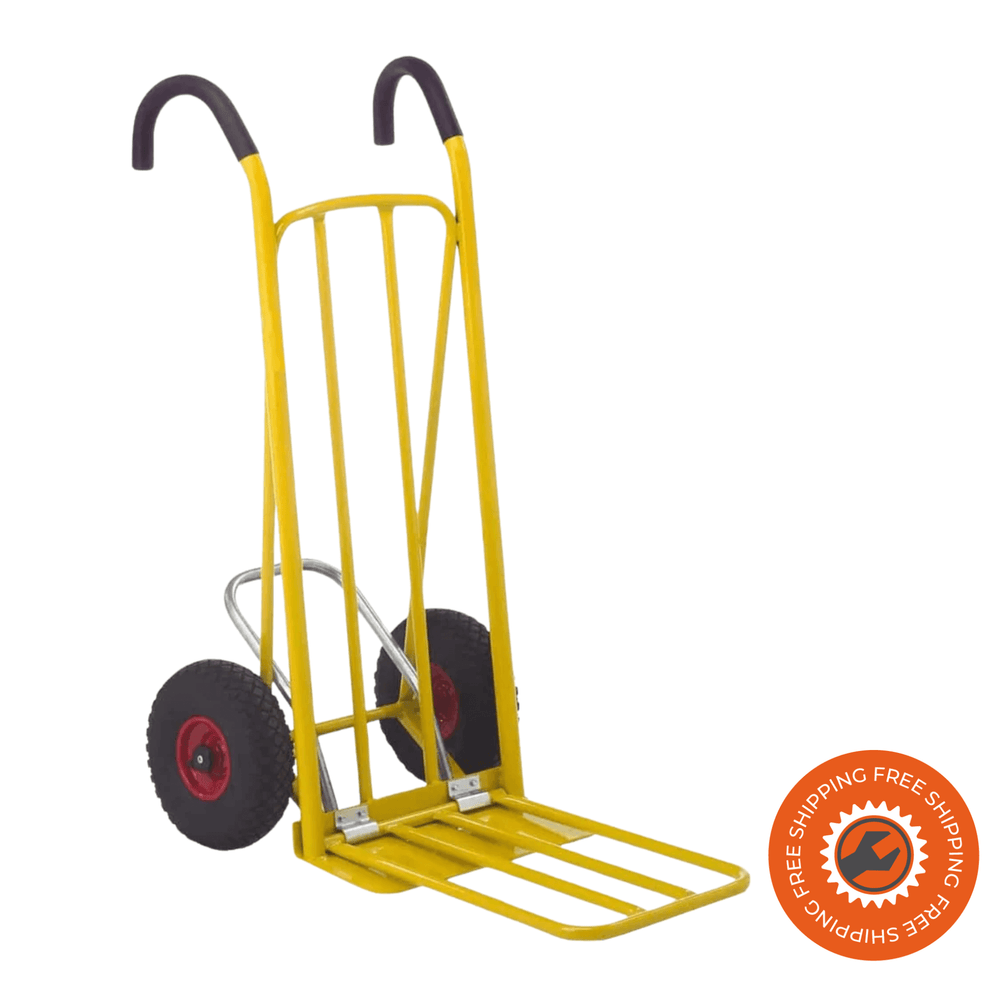 Carrello Ravendo CLM 250 LS ERGO pieghevole con maniglie ergonomiche, funzione Easy-tip e ruote schiumate antiforatura.