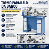 Tornio Bernardo Profi 550 LZ / 230 V – Compatto e preciso