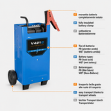 Caricabatterie Güde V 621 C 12/24 V con funzione avviamento