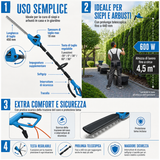 Tagliasiepi Telescopico elettrico Güde GTHS 6045.1