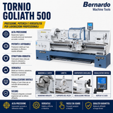 Tornio per metallo Bernardo Goliath 500 x 1500