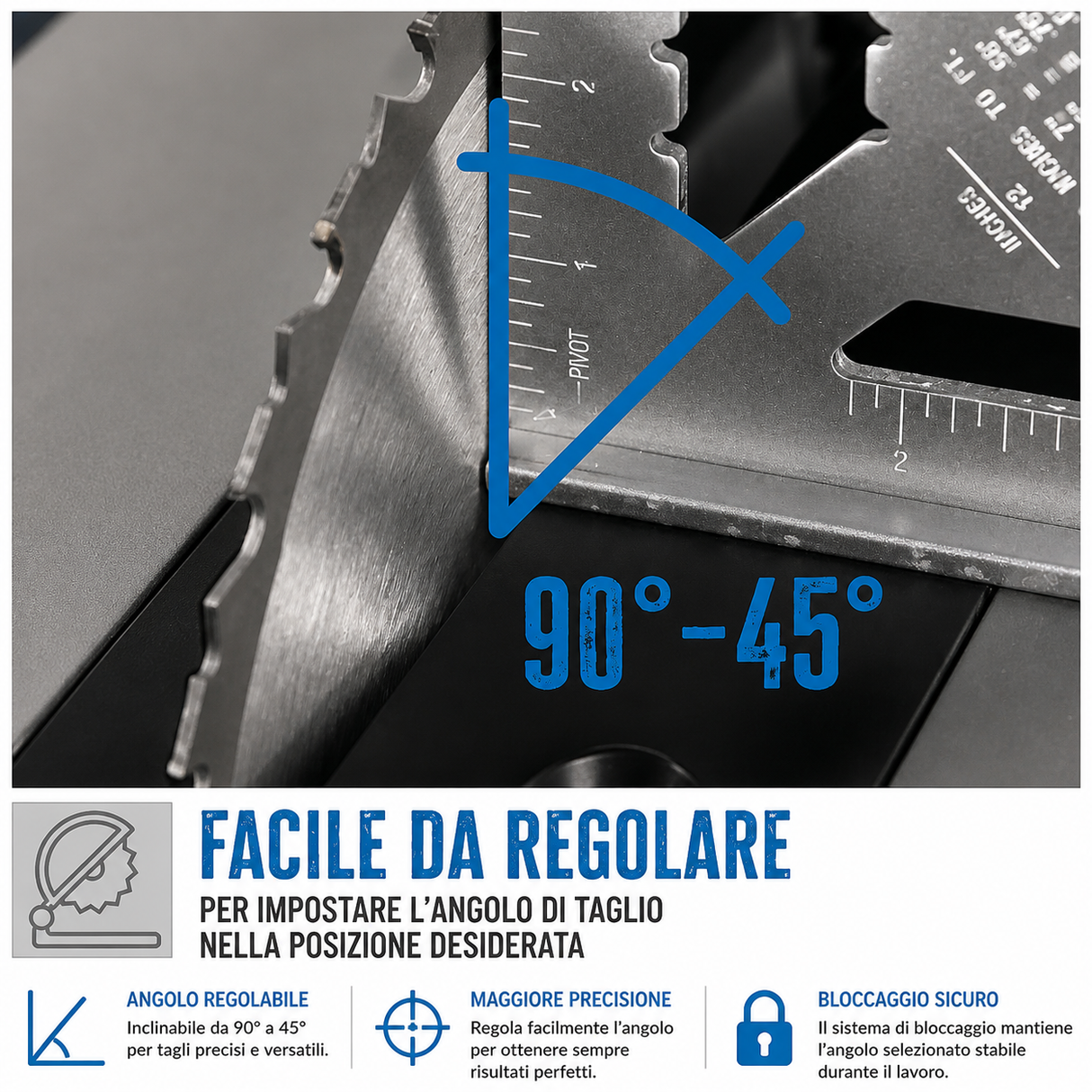 Sega da banco per legno Guede 230 V