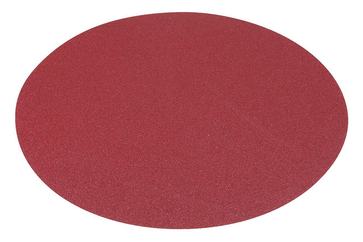 Disco abrasivo Bernardo da 300 mm, grana 100, con fissaggio a strappo per levigatura fine e sbavatura su vari materiali.