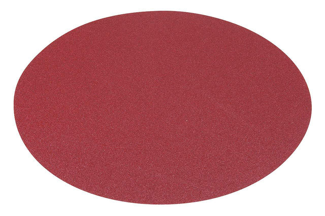 Disco abrasivo Bernardo da 300 mm, grana 60, con fissaggio a strappo per cambio rapido e utilizzo multi-materiale.