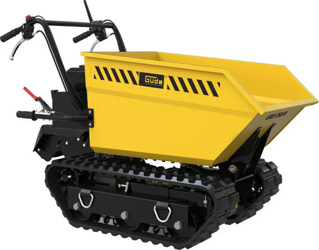 Minidumper professionale da 400 kg con cingoli in gomma e cassone ribaltabile per terreni difficili