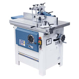 Vista della fresatrice T 800 F con struttura compatta, albero inclinabile da +5° a -45°, tavolo in ghisa e accessori per lavorazioni versatili e sicure.