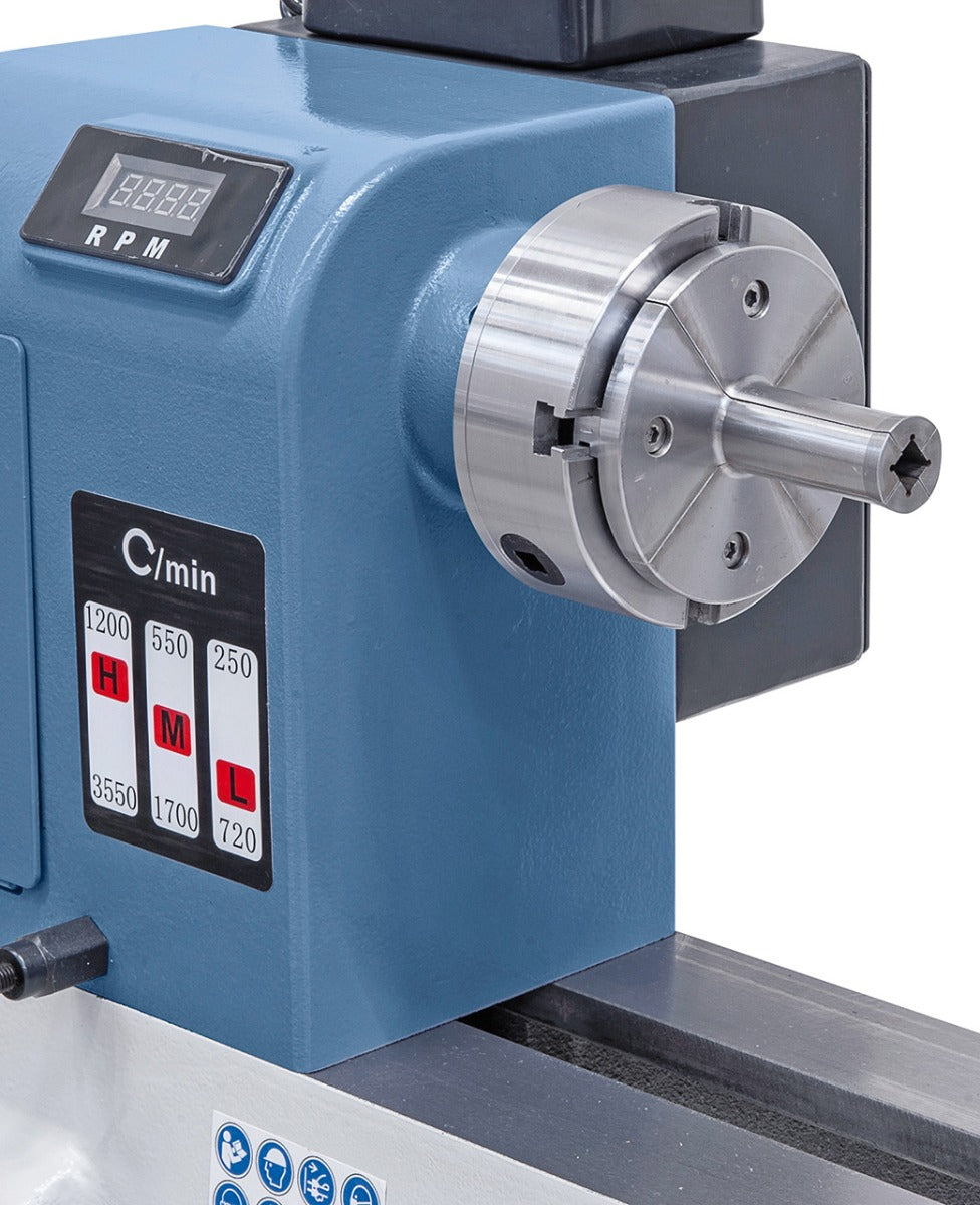 Set di griffe estese a coda di rondine con foro quadrato per mandrino M 115, realizzate in acciaio temprato per lavorazioni su tornio.