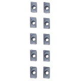 Zweischneidige Wendeschneidplatten für Flach- und Winkelfräser (10 Stück)