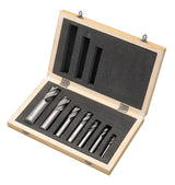 Schaft-Schruppfräser aus Schnellarbeitsstahl (HSS), 7er-Set