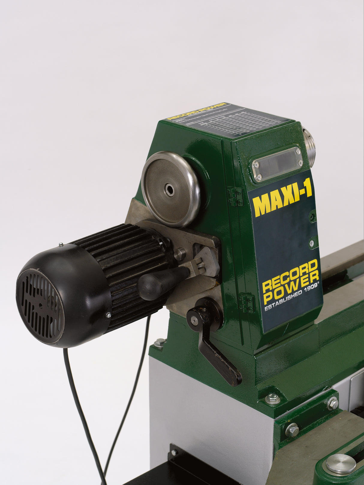 Tornio per legno Record Power MAXI-1-M33 con testa girevole