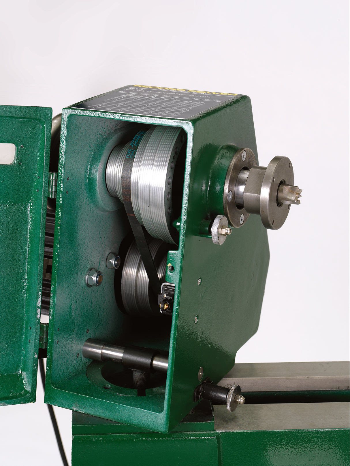 Tornio per legno Record Power MAXI-1-M33 con testa girevole
