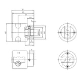 Mandrino Westcott per LBM 220 / LBM 350 T