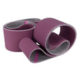 Nastro abrasivo professionale 2000 x 150 mm grana 100 per levigatura controllata su superfici metalliche e lignee.