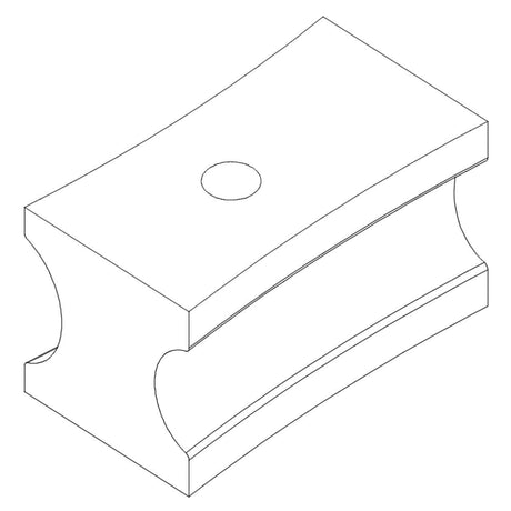 Pattino di scorrimento installato su BM 60 A per supportare la piegatura di tubi da 38,1 mm e 50,8 mm.