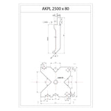Bernardo Pressa piegatrice idraulica AKPL 2500 x 80