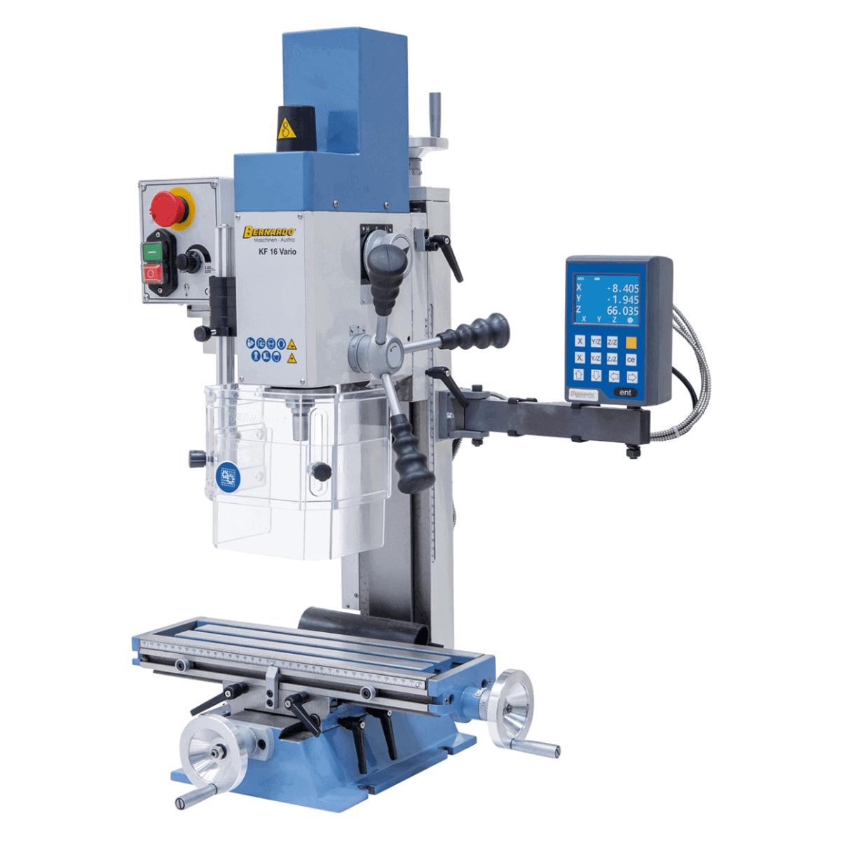 Trapano e Fresatrice KF 16 Vario Bernardo con Display 3 Assi