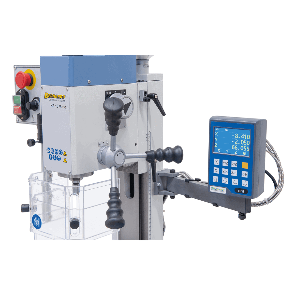 Trapano e Fresatrice KF 16 Vario Bernardo con Display 3 Assi