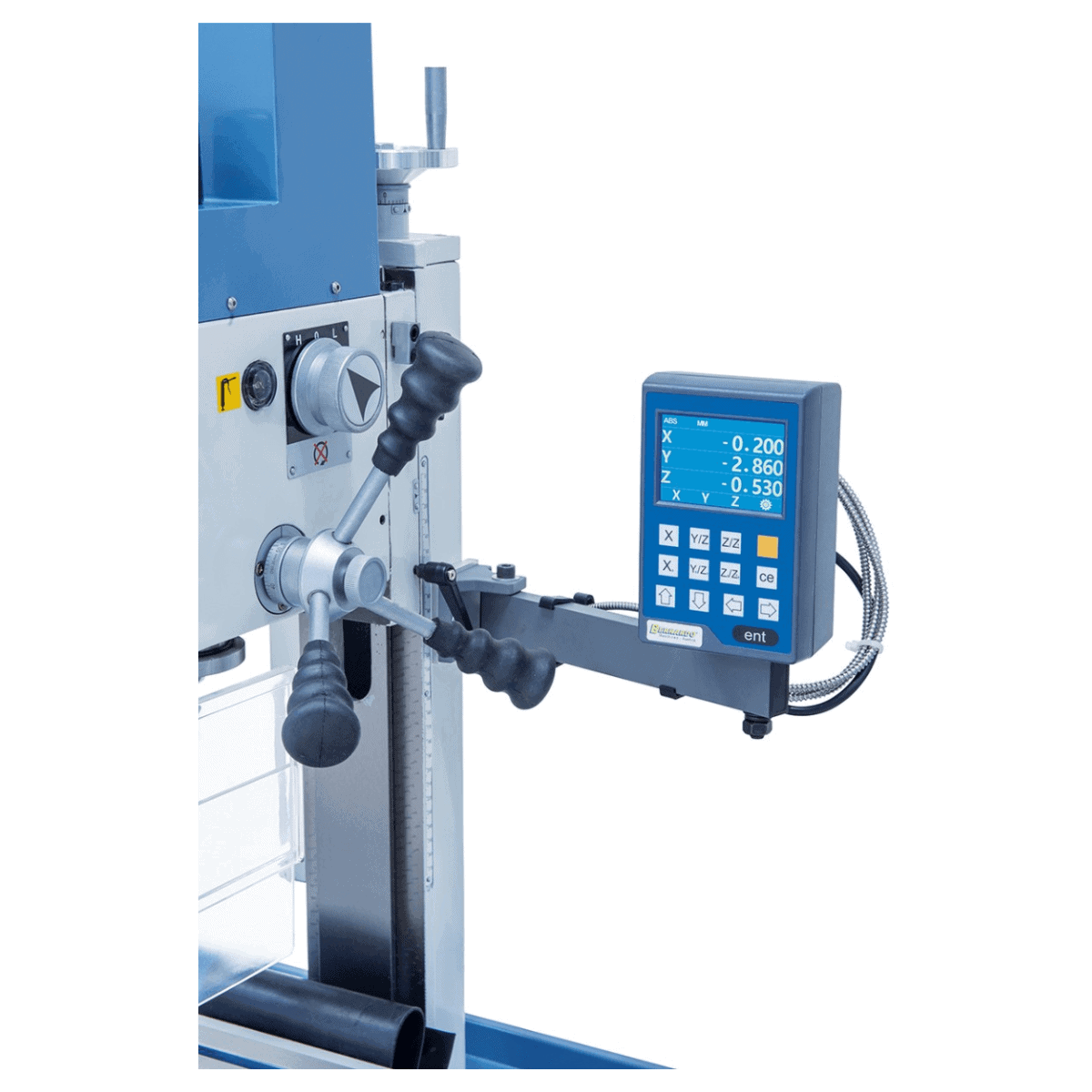 Bernardo KF 16 L Vario – Fresatrice con DRO 3 assi DT 40