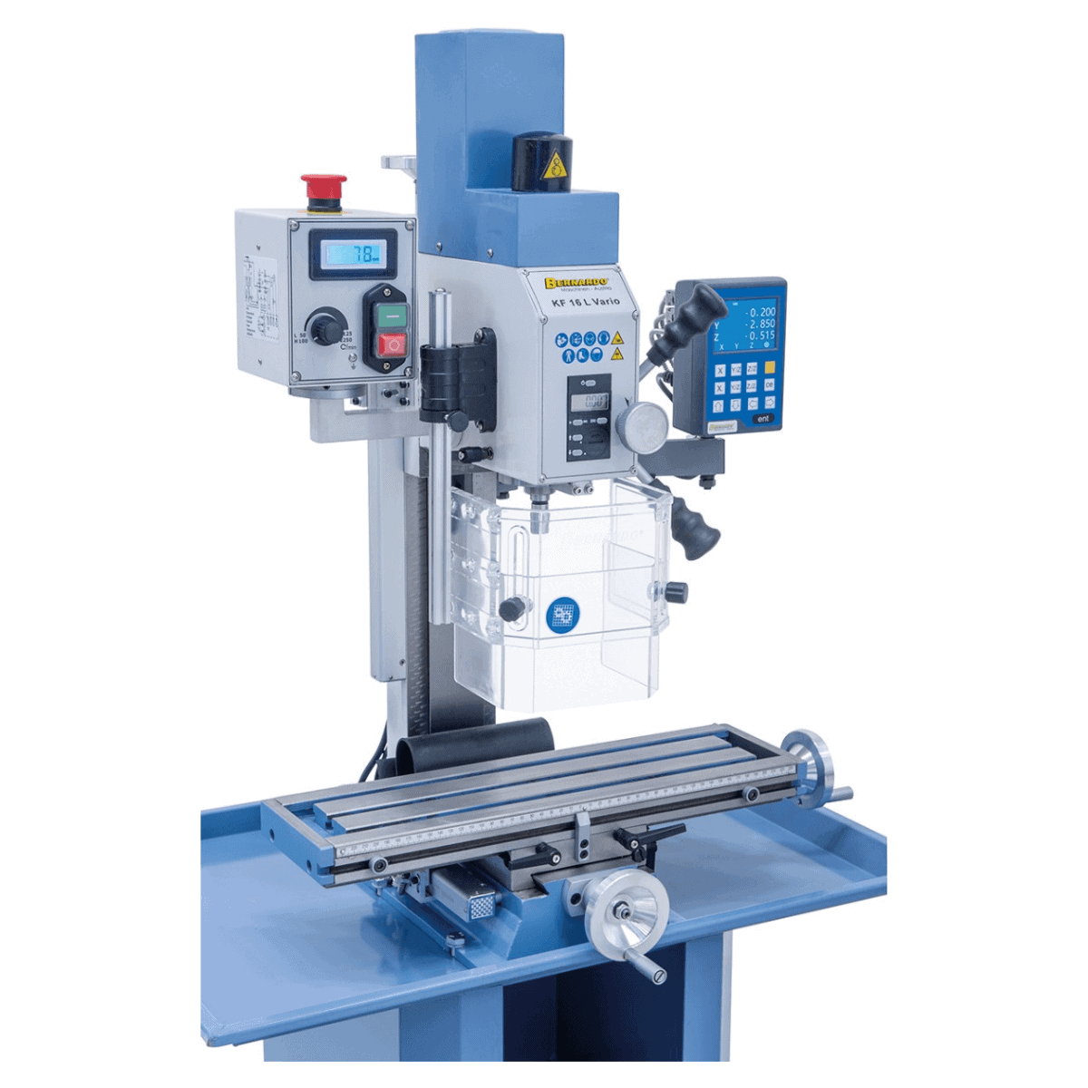 Bernardo KF 16 L Vario – Fresatrice con DRO 3 assi DT 40