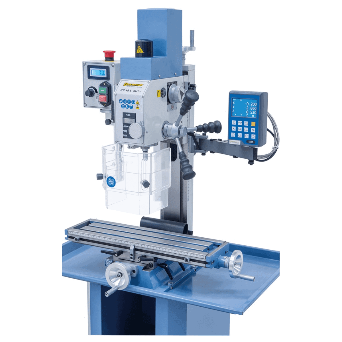 Bernardo KF 16 L Vario – Fresatrice con DRO 3 assi DT 40