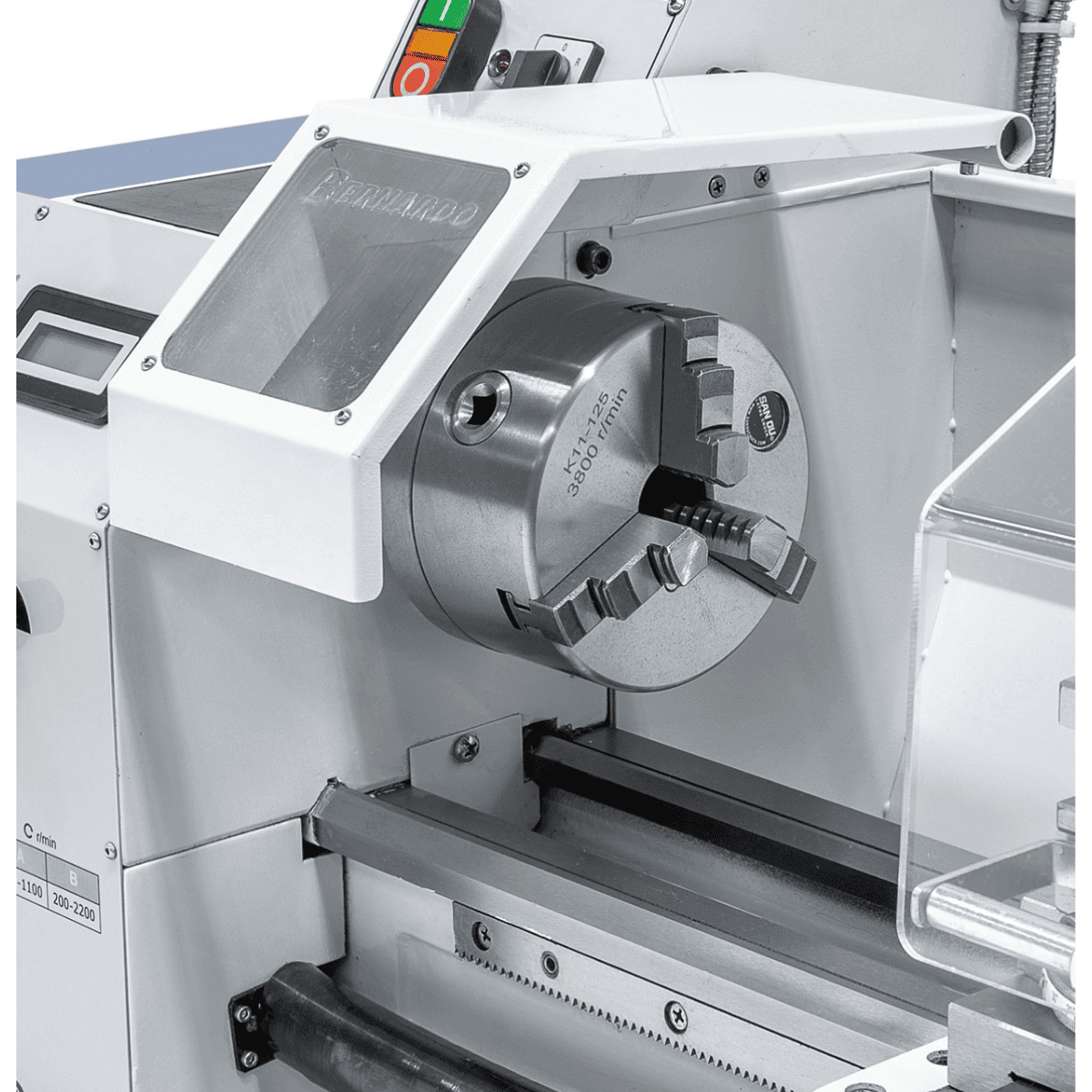 Drehmaschine Profi 450 S Vario / 230 V mit 2-Achs-Positionsanzeige ES-12V