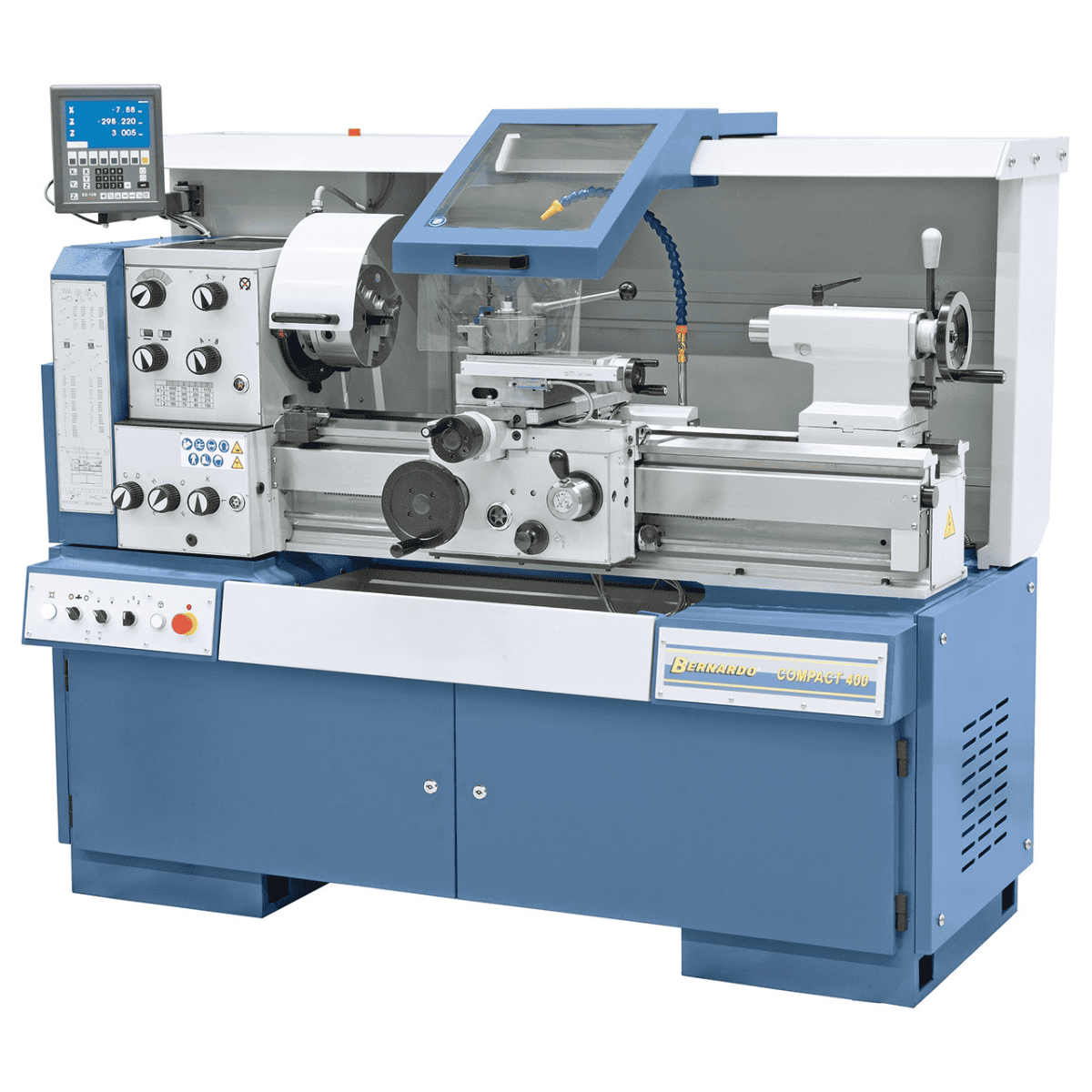 Tornio Bernardo Compact 400 con DRO 3 assi ES-12 V