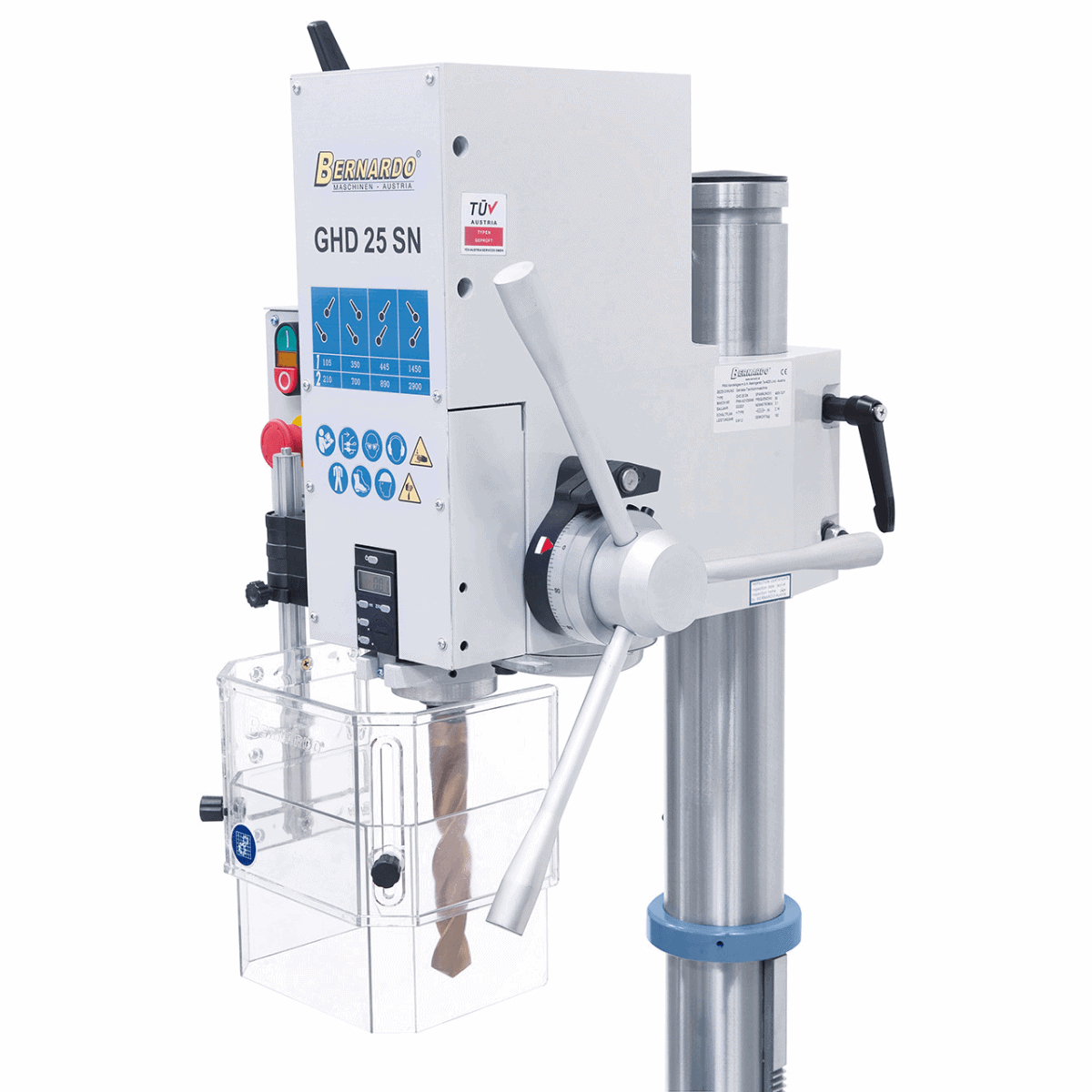 GHD 25 SN gear drill with digital display